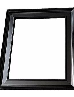 Leerrahmen Bilderrahmen-Holz-Barock-Sondermaße-alle Größen möglich 435 Schwarz-Matt - Holzminden