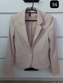 H&M Blazer beige, Gr 34, Top Zustand - Mülheim (Ruhr)