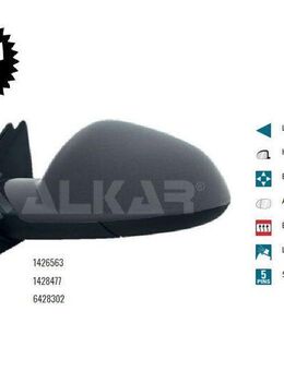 AUSSENSPIEGEL SPIEGEL LINKS ELEK BEH OPEL INSIGNIA A G09 1426563 - Dortmund Wickede