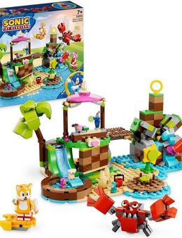 LEGO® Amys Tierrettungsinsel (76992), LEGO® Sonic Konstruktionsspielsteine, (388 St), Made in Europe