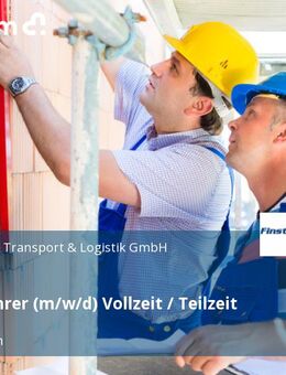 Staplerfahrer (m/w/d) Vollzeit / Teilzeit - Mindelheim