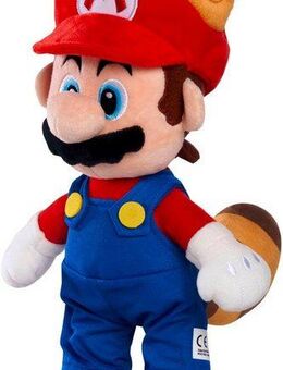 SIMBA Plüschfigur Nintendo, Super Mario, Waschbär Mario Plüsch, 30 cm