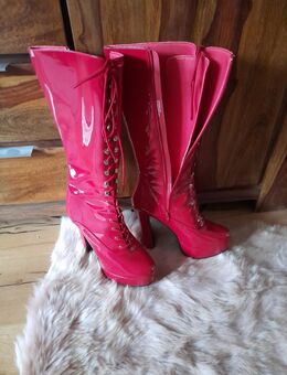 Plateaustiefel mit Blockabsatz Gr. 43 - Gelsenkirchen Rotthausen