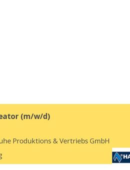 Content Creator (m/w/d) - Mainburg