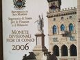 Kursmünzen Satz San Marino 2006 in 90455