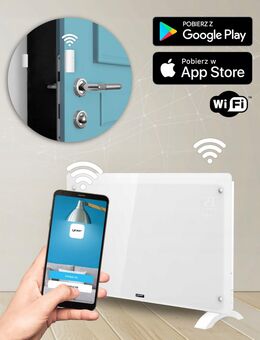 Elektrischer Glasheizkörper 2500W – WiFi-Steuerung, Timer & Energiesparmodus Set 234 - Ingolstadt