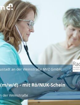 MTR/MFA (m/w/d) - mit Rö/NUK-Schein - Neustadt (Weinstraße)