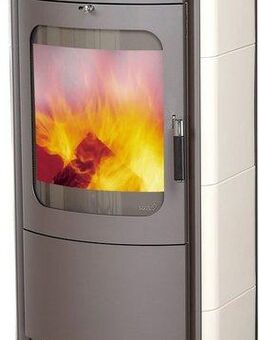HARK Kaminofen Opera B Grande, 7 kW, Dauerbrand, creme-weiß