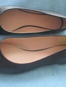 NEU * 50er Jahre * Rockabilly- Style * Leder- Imitat * Schleifen * Ballerinas * Slipper * Schuhe "ESPRIT" Gr. 37/ 4 * schwarz - black * in 88499