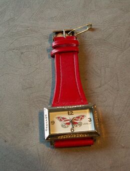 Watch-98 Leslly, Armbanduhr, Damen Uhr, Wristwatch, Women Watch, Montre-bracelet, rot - Lübeck