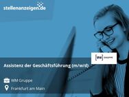 Assistenz der Geschäftsführung (m/w/d) - Frankfurt (Main)