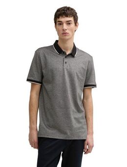 TOM TAILOR Denim Poloshirt mit Kontrastdetails