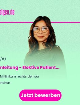 Teamleitung - Elektive Patientenaufnahme - München