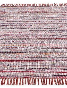 carpetfine Teppich Kelim Chindi, Wendeteppich, rechteckig, Höhe: 6 mm, handgewebt, Fleckerlteppich mit Fransen, auch vielen in Läufergrößen