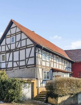 Preis auf Anfrage: charmantes Fachwerkhäuschen mit Scheune in Bebra/Solz - Bebra