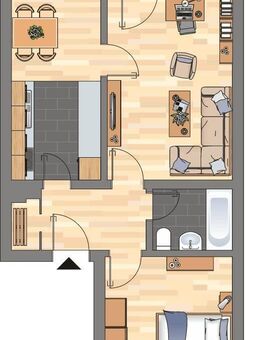 2-Zimmer-Wohnung in Weddinghofen frei, mit neuen Badezimmer und Gutschein - Bergkamen