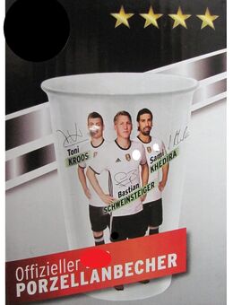 Porzellanbecher - Fußball - Defensives Mittelfeld - Kroos, Schweinsteiger & Khedira - Doberschütz