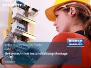 Elektrotechniker Instandhaltung/Montage (m/w) - Gießen