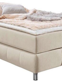 andas Boxspringbett Salo, Ohne Kopfteil, inkl. Topper, auch in Überlänge 220 cm