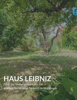 HAUS LEIBNIZ - Fünf- bis Sechsfamilienhaus mit großem Garten und Carports in Waiblingen - Waiblingen