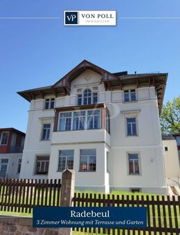3 RAUM ERDGESCHOSSWOHNUNG IN ZENTRALER LAGE VON RADEBEUL - Radebeul