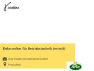 Elektroniker für Betriebstechnik (m/w/d) - Pronsfeld