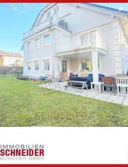 IMMOBILIEN SCHNEIDER - Lichtdurchflutete 3 Zi.-EG-Maisonette-Whg. mit Hobbyraum (Nr. 1) - München