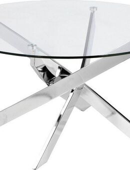 Leonique Couchtisch Luzie, TOPSELLER!, OTTOs Choice, unterschiedliches Beingestell (in chrome und schwarz), Breite 80 cm