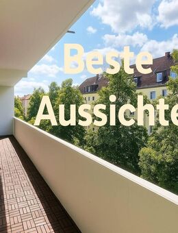 Beste Aussichten in Schwabing ! Gut geschnittene 3-Zimmer Wohnung mit 86 m² WF & 12 m² Loggia! - München