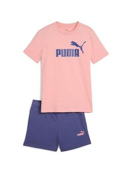 PUMA Trainingsanzug ESS NO.1 LOGO TEE AND SHORTS SET G (2-tlg)