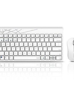 Rapoo 8000M kabelloses Tastatur-Maus-Set, Bluetooth, 2.4 GHz, 1300 DPI Tastatur- und Maus-Set