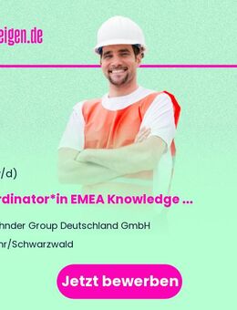 Koordinator*in EMEA Knowledge Platform (all) - Lahr (Schwarzwald)