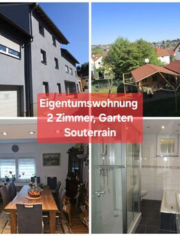 Souterrain 2 Zimmer Eigentumswohnung, Garten und separates Baugrundstück ca. 439 m², Haustiere erlaubt - Ottweiler
