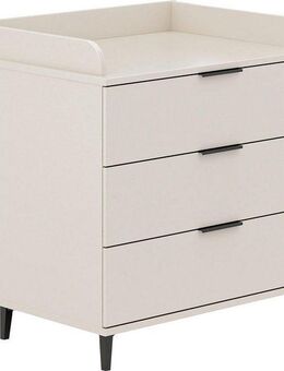 Home affaire Wickelkommode ARI, 3 Schubladen, inklusive Wickelaufsatz, Schubladen mit Soft-Close-Funktion