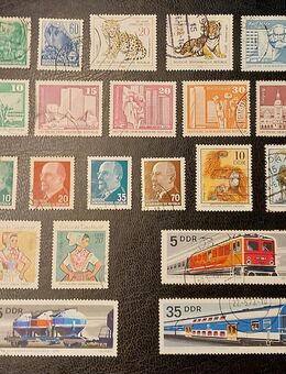 21 Briefmarken DDR, gestempelt, von 1953 - 1978 - Leverkusen