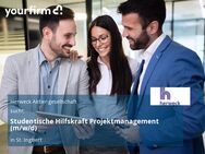 Studentische Hilfskraft Projektmanagement (m/w/d) - Sankt Ingbert Zentrum