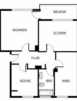 3-Zimmer-Wohnung in Gelsenkirchen Hassel - Gelsenkirchen