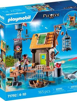 Playmobil® Piratenhafen mit Seeräuber-Gefängnis (71792), Playmobil Pirates Konstruktions-Spielset, (165 St), Made in Germany