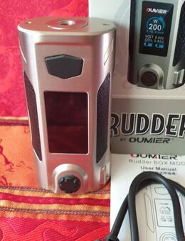 Oumier Rudder 225, FP. 20€. Akkuträger, E Zigarette, Mod Box, Vape, Dampfer. !! Ich muss meine private Sammlung verkleinern 🫣🙃!! - Bühl