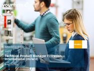 Technical Product Manager Filtration International (m/w/d) - München