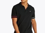 Tommy Jeans Plus Poloshirt TJM SLIM FLAG CUFF POLO EXT Große Größen