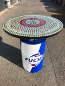 Stehtisch Bier Deckel Kronen unikat Fass in 48231