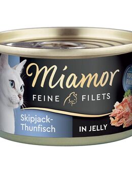 Sparpaket Miamor Feine Filets 24 x 100 g - Skipjack Thunfisch