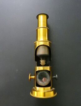 Kleines Messingmikroskop Trommelmikroskop - Saarbrücken