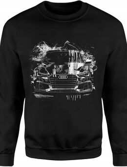 Herren Baumwoll-Sweatshirt für Audi-Fans – Mit hochwertigem Siebdruck Design 742 - Ingolstadt