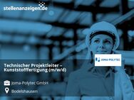 Technischer Projektleiter – Kunststofffertigung (m/w/d) - Bodelshausen