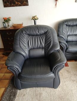 Lederecksofa und Sessel - Dortmund Husen