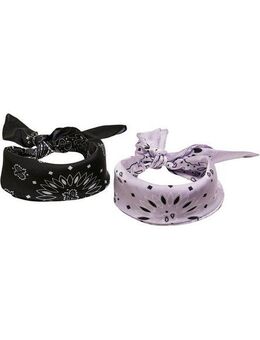 URBAN CLASSICS Loop Urban Classics Unisex Satin Bandana 2-Pack, (1-St)