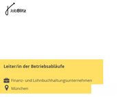 Leiter/in der Betriebsabläufe - München