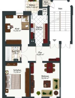 Schöne 3,5 Zimmer Wohnung in Radebeul - Radebeul